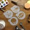 Large Football Cookie Stencils | C253 by Designer Stencils | Cookie Decorating Tools | Baking Stencils for Royal Icing, Airbrush, Dusting Powder | Reusable Plastic Food Grade Stencil for Cookies | Easy to Use & Clean Cookie Stencil